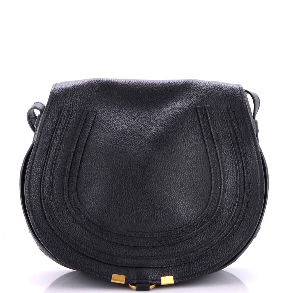 Chloe Medium Marcie Saddle Bag Leather